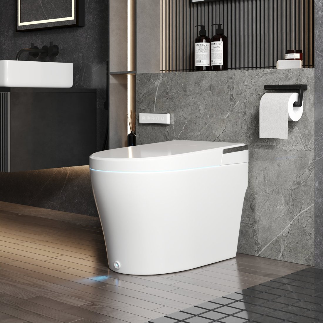 Deer Valley DV-0029 smart toilet installed by Pro Works
