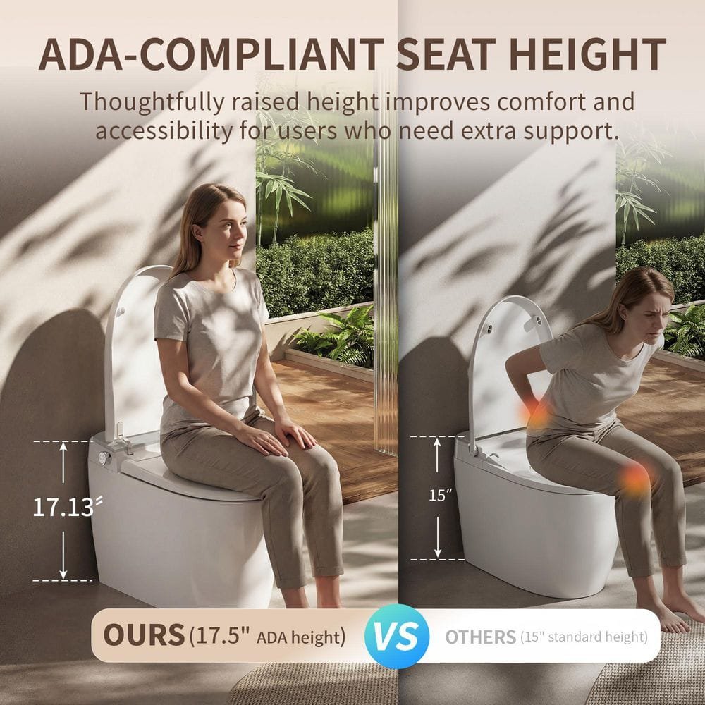 Deer Valley DV-1S0442 ADA smart toilet view 3