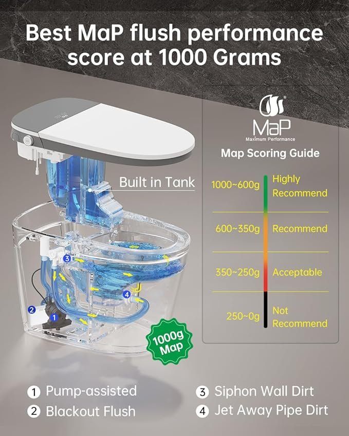 Eplo U8 Max smart toilet view 4