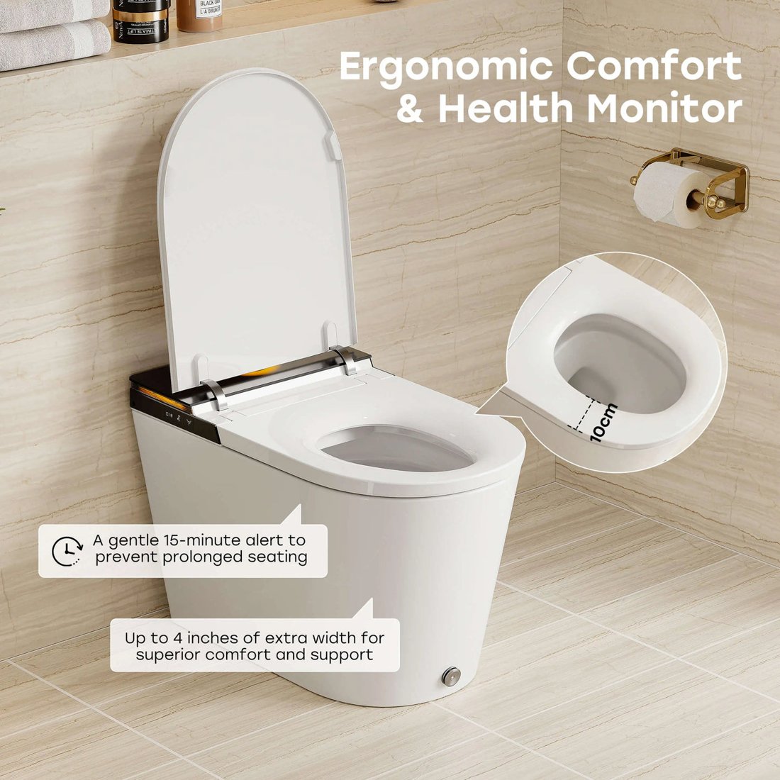 Horrow X70 smart toilet view 2