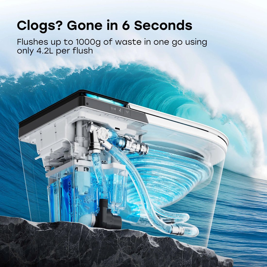 Horrow X70 smart toilet view 6